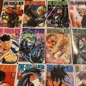 One Punch Man volumes 7-14